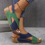 Ainsley Cushioned Comfort Sandals for Women – Soft Padded Flats