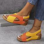 Ainsley Cushioned Comfort Sandals for Women – Soft Padded Flats