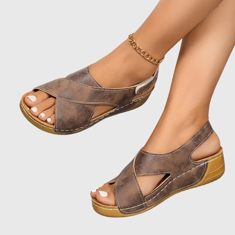 Beatrice Coastal Suede Sandals – Timeless Comfort Sandals for Women