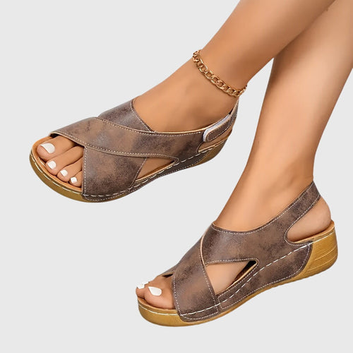 Beatrice Coastal Suede Sandals – Timeless Comfort Sandals for Women