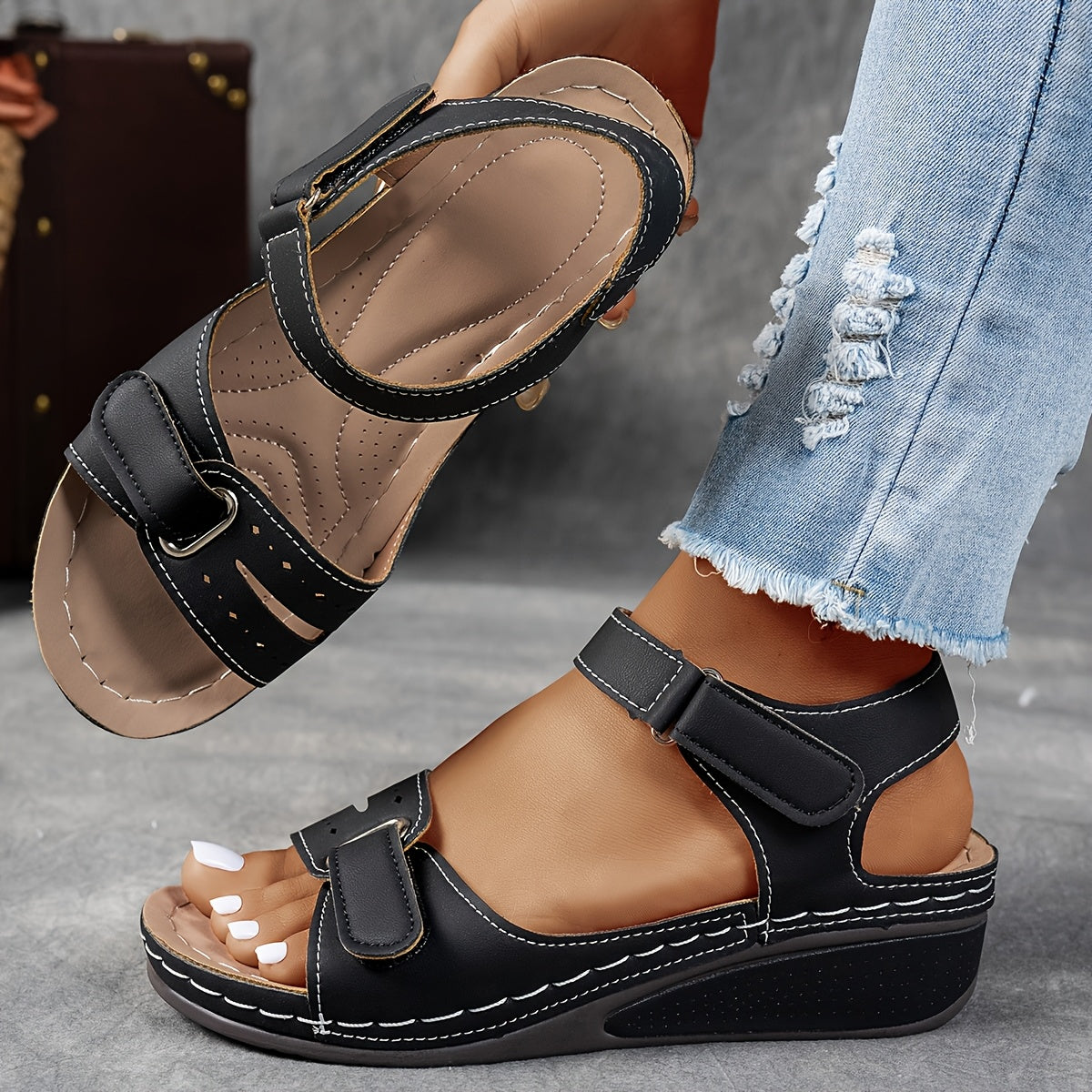 Ariya Comfort Flex Sandals – Non-Slip Cushioned Sandals for Women