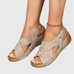 Beatrice Coastal Suede Sandals – Timeless Comfort Sandals for Women