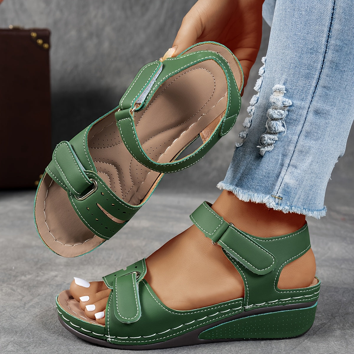Ariya Comfort Flex Sandals – Non-Slip Cushioned Sandals for Women