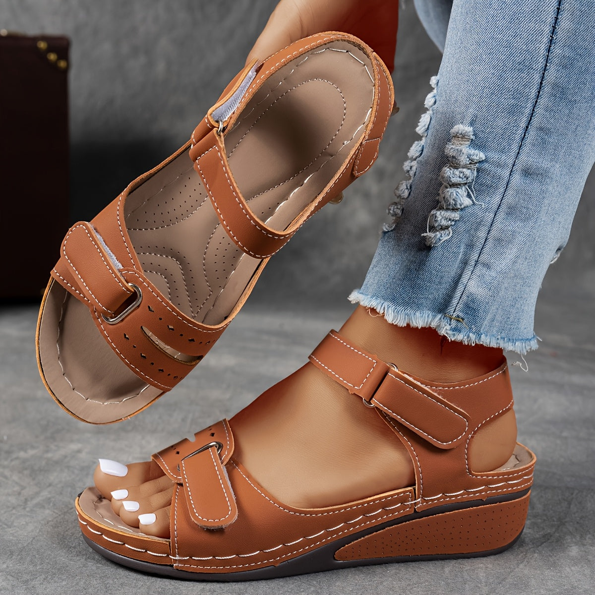 Ariya Comfort Flex Sandals – Non-Slip Cushioned Sandals for Women