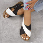 Ainsley Cushioned Comfort Sandals for Women – Soft Padded Flats