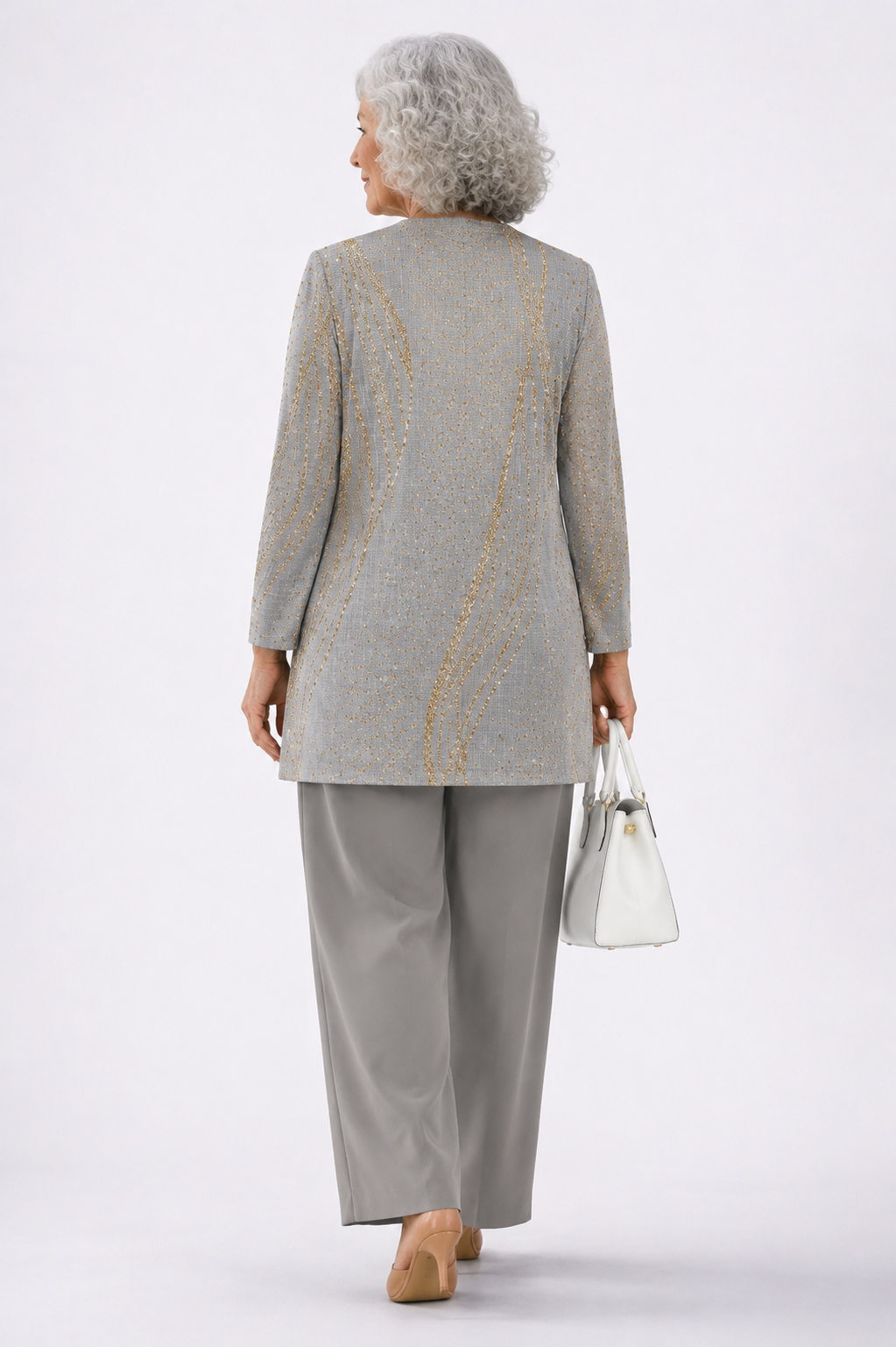 Women's 3 Piece Set UK – Blue & Gold Marble | The Avalon | Huna