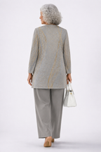 Women's 3 Piece Set UK – Blue & Gold Marble | The Avalon | Huna