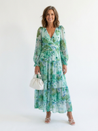 Althea Floral Maxi Dress – Long Sleeve Flowing Dress for Women