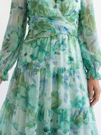 Althea Floral Maxi Dress – Long Sleeve Flowing Dress for Women