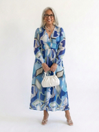 Althea Floral Maxi Dress – Long Sleeve Flowing Dress for Women