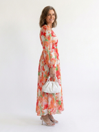 Althea Floral Maxi Dress – Long Sleeve Flowing Dress for Women