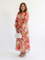 Althea Floral Maxi Dress – Long Sleeve Flowing Dress for Women