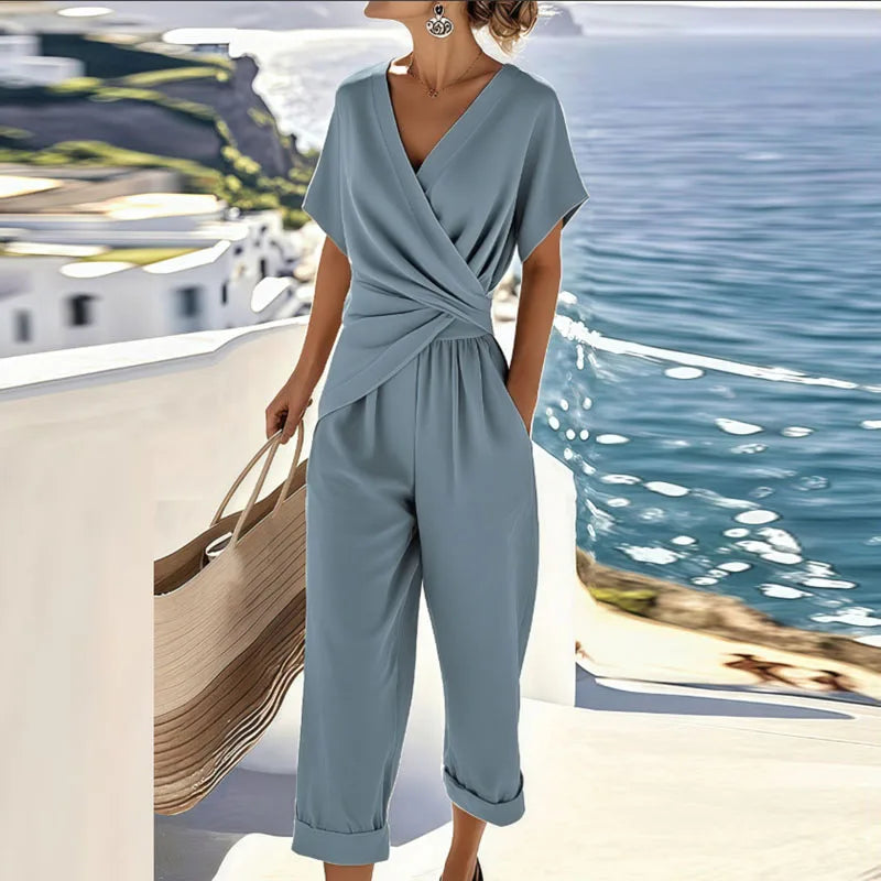 Women's Two Piece Set UK – Summer Co-ord | The Elena | Huna