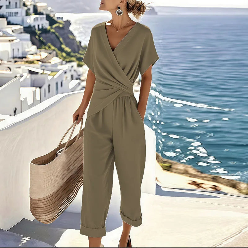 Women's Two Piece Set UK – Summer Co-ord | The Elena | Huna
