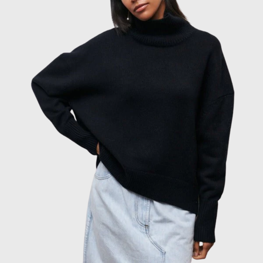 Anna | High Neck Pullover