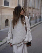 Women's Oversized Sweater UK – Soft Knitted Cozy Casual Top | The Merida | Huna