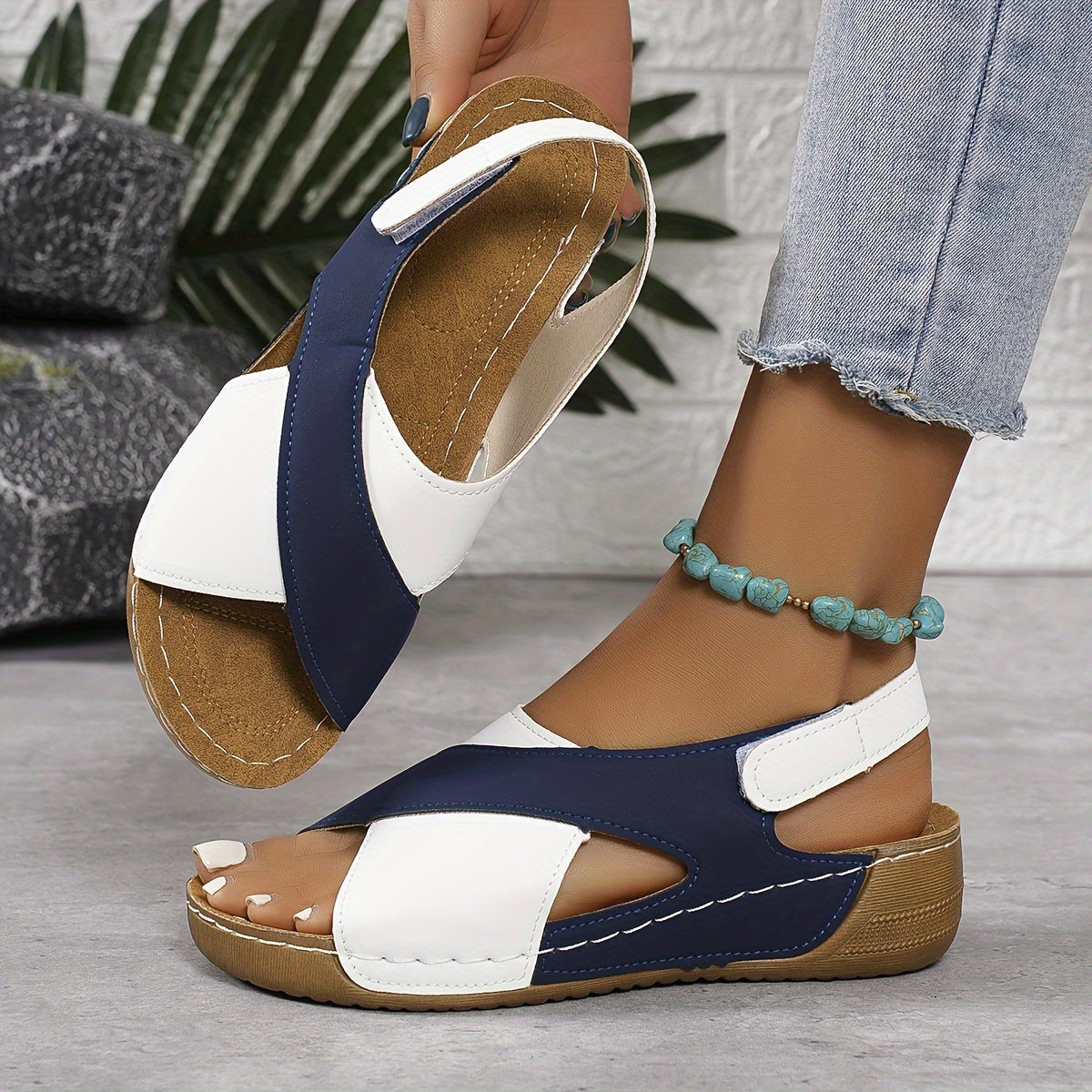 Ainsley Cushioned Comfort Sandals for Women – Soft Padded Flats
