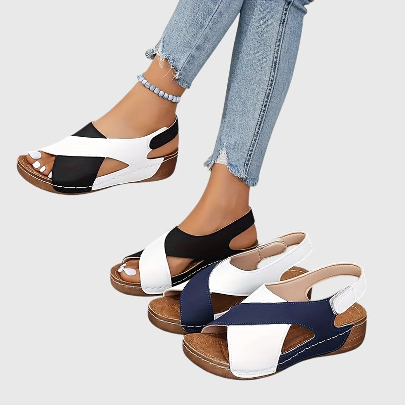 Beatrice Coastal Suede Sandals – Timeless Comfort Sandals for Women