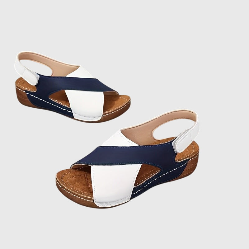 Beatrice Coastal Suede Sandals – Timeless Comfort Sandals for Women
