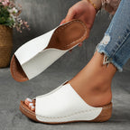 Alicia Premium Comfort Sandals – Open-Toe Flats for Women